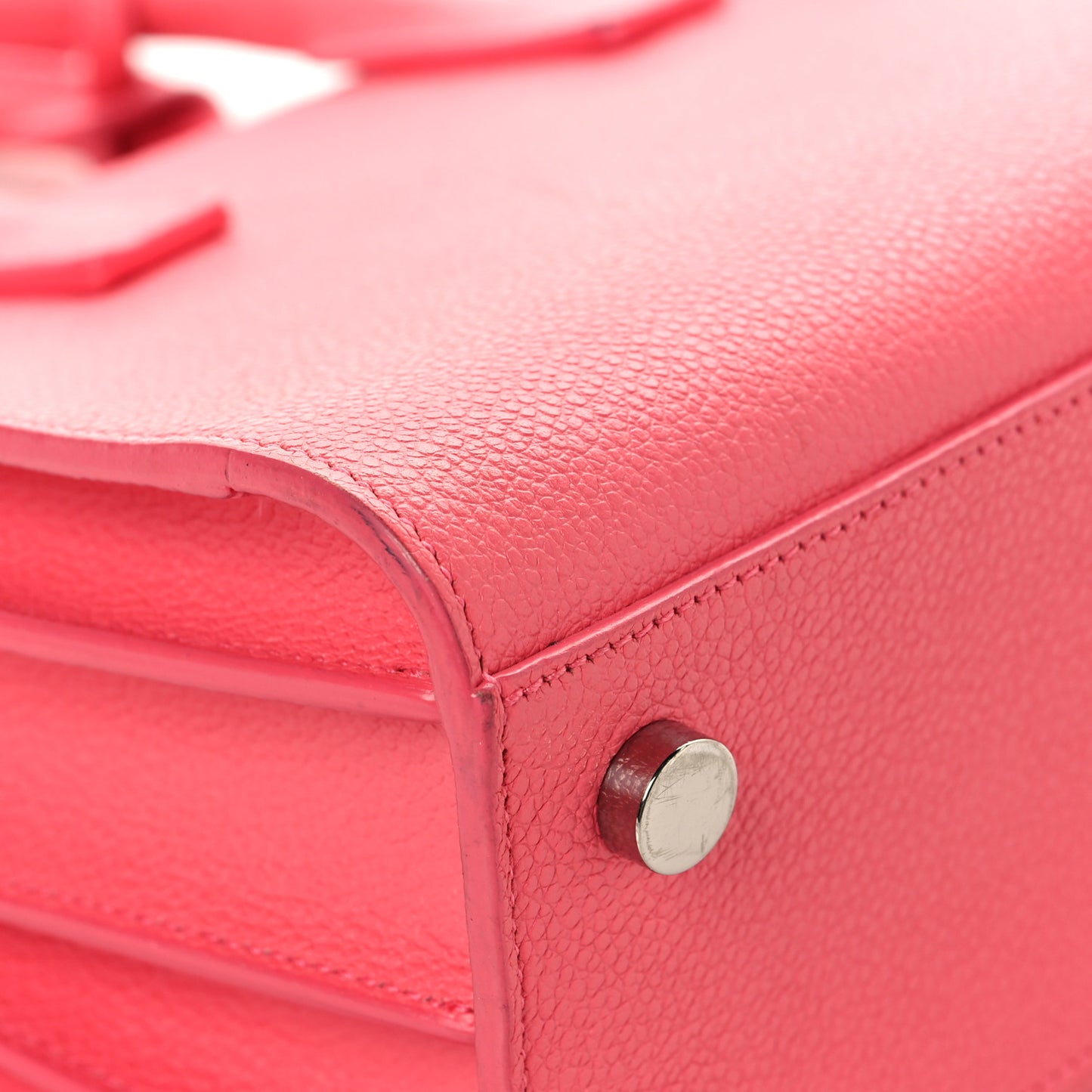 Calfskin Nano Sac De Jour Rose Clair