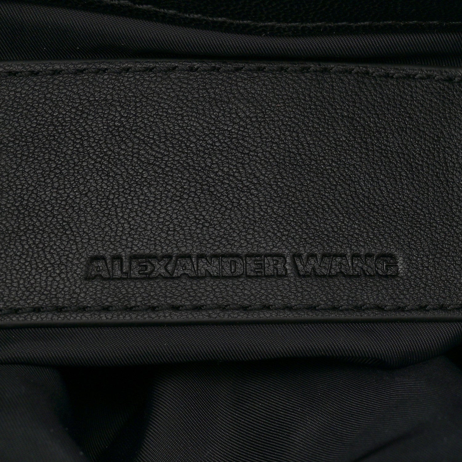 Alexander Wang Lambskin Rose Studded Marti Backpack Bag Washed Black Rhodium Hardware 6 of 11