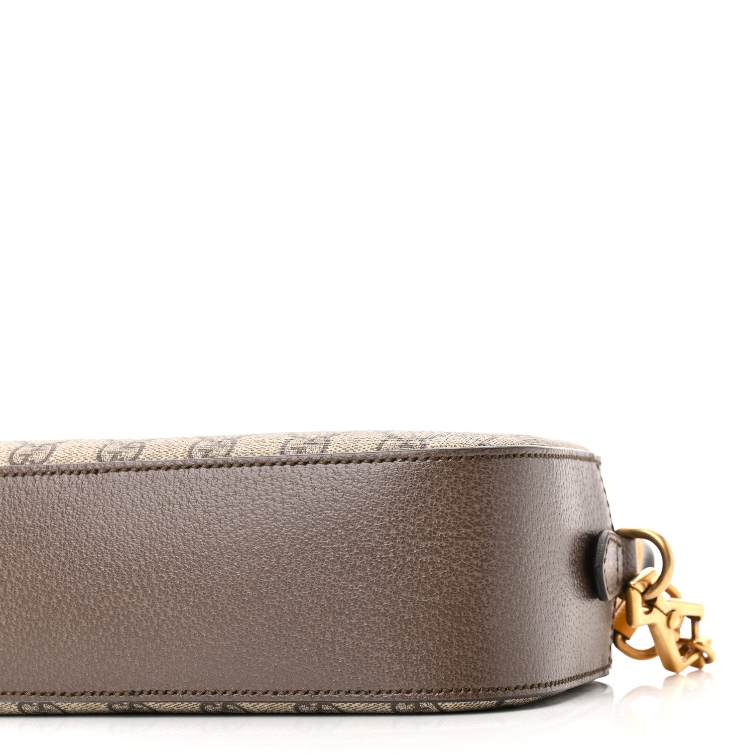 Gucci GG Supreme Monogram Web Neo Vintage Shoulder Bag Beige New Acero Crop 10 of 11