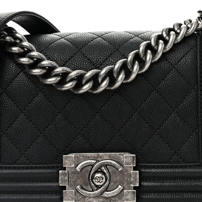 Chanel Caviar Quilted Small Boy Flap Black 9 of 11