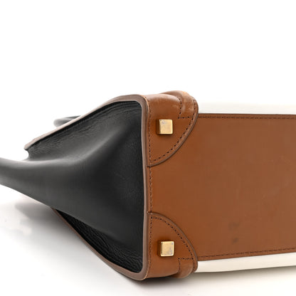 Celine Smooth Calfskin Micro Tri-Color Luggage Brown 10 of 12