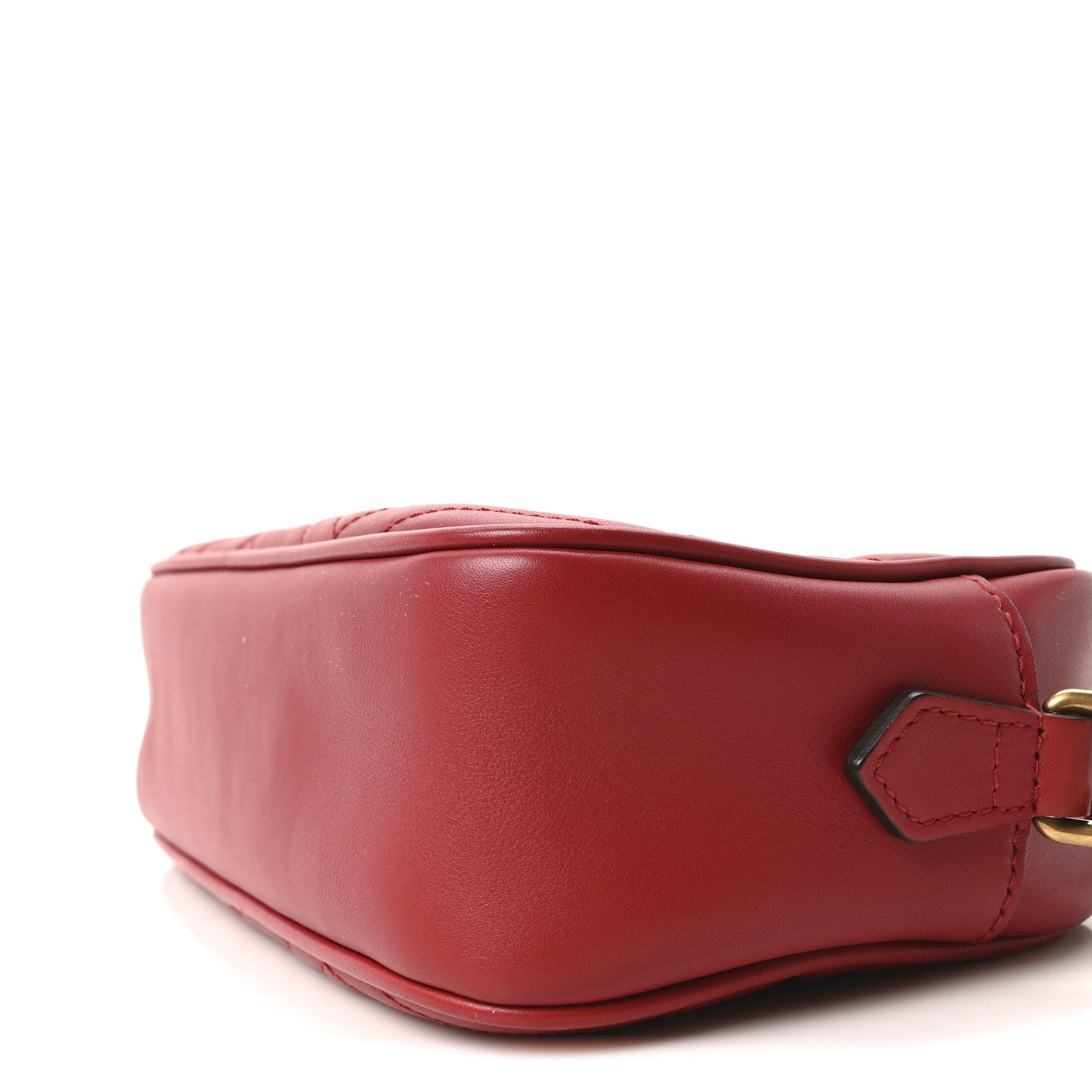 Gucci Calfskin Matelasse Small GG Marmont Chain Shoulder Bag