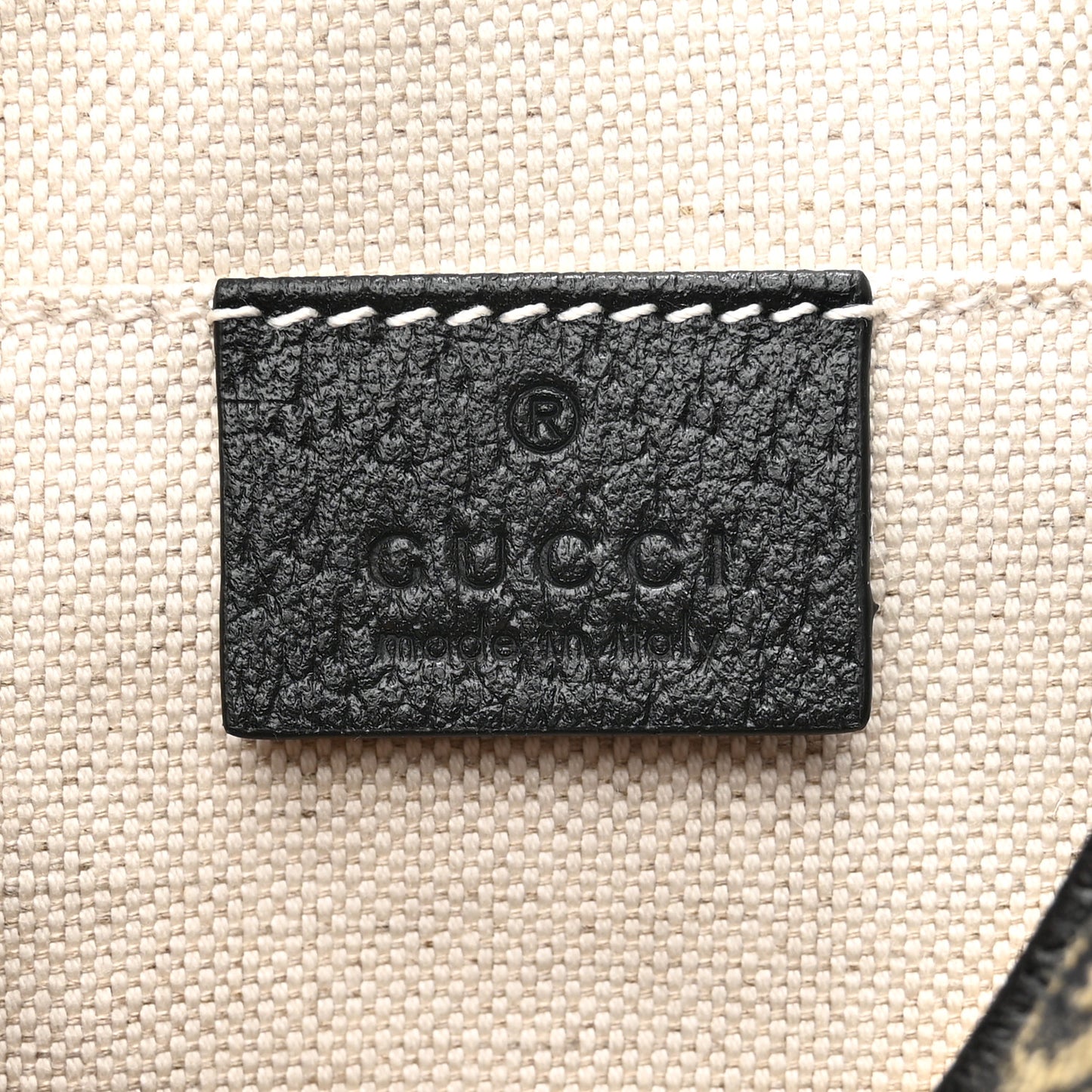 Jacquard Black Denim GG Monogram Textured Dollar Calfskin Mini Ophidia Shoulder Bag Black Ivory