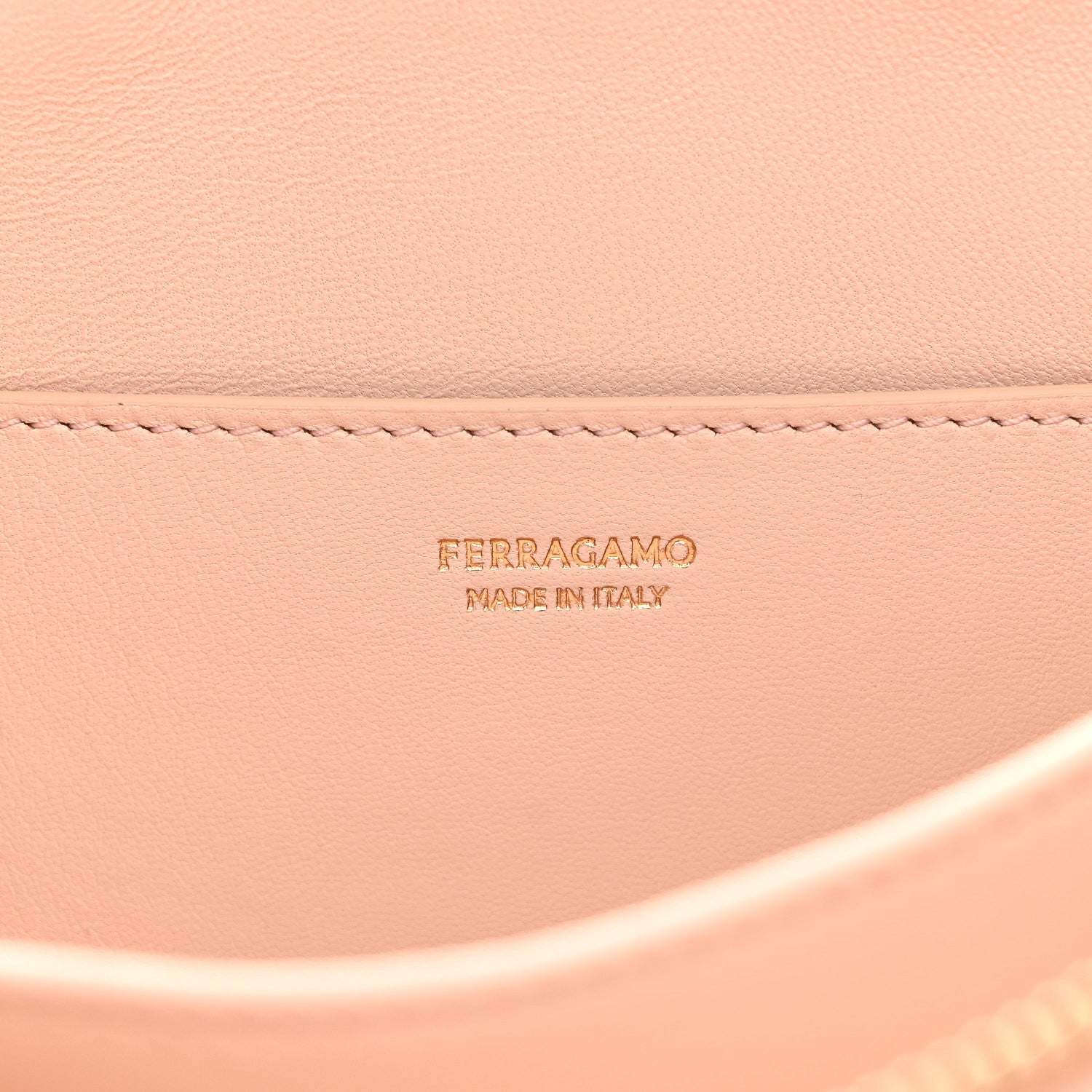 Salvatore Ferragamo Calfskin Gancini Chain Mini Bag Ballet Pink 6 of 10