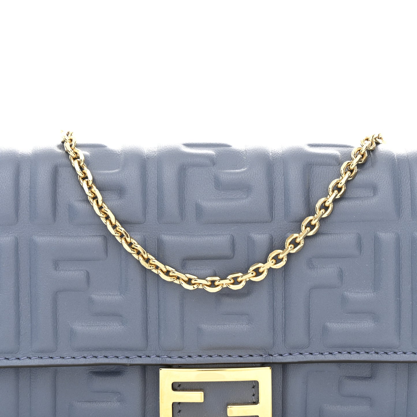 Nappa Matisse FF Embossed Continental Wallet On Chain Mirto