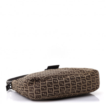Fendi Zucchino Hobo Dark Brown 3 of 4