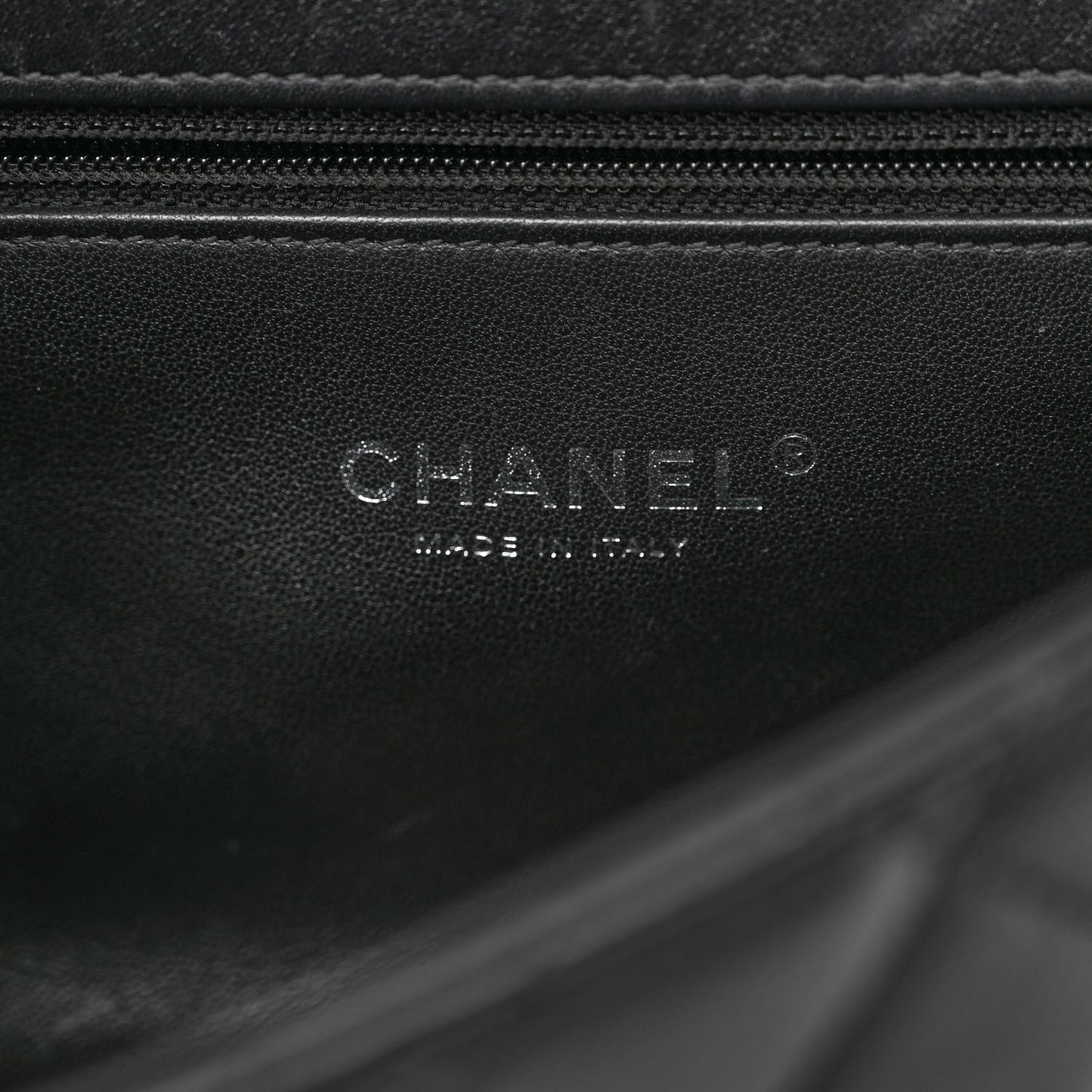 Lambskin Quilted Small CC Filigree Flap Black
