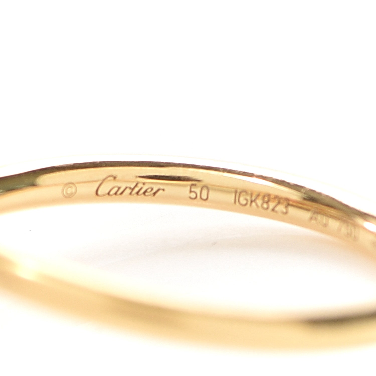 Cartier 18K Yellow Gold Small Juste Un Clou Ring 50 5.25 4 of 7