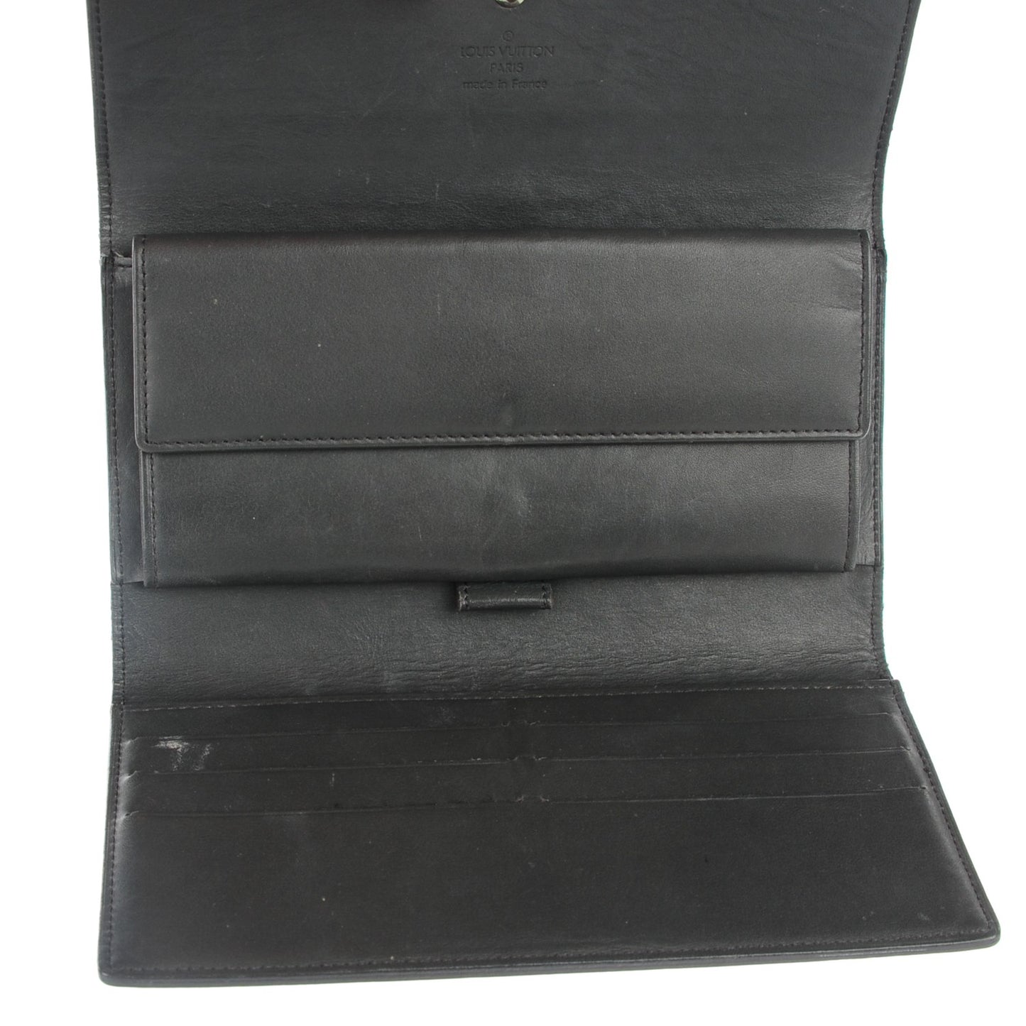 Mat Monogram Porte Tresor International Wallet Gris