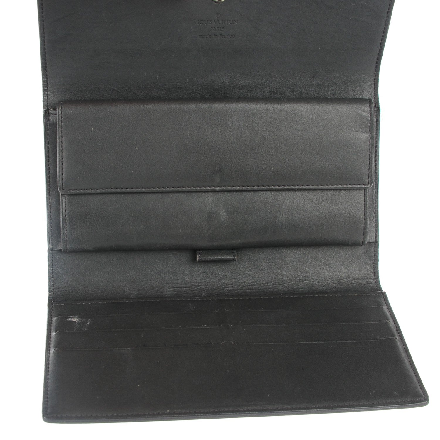 Louis Vuitton Mat Monogram Porte Tresor International Wallet Gris 6 of 10