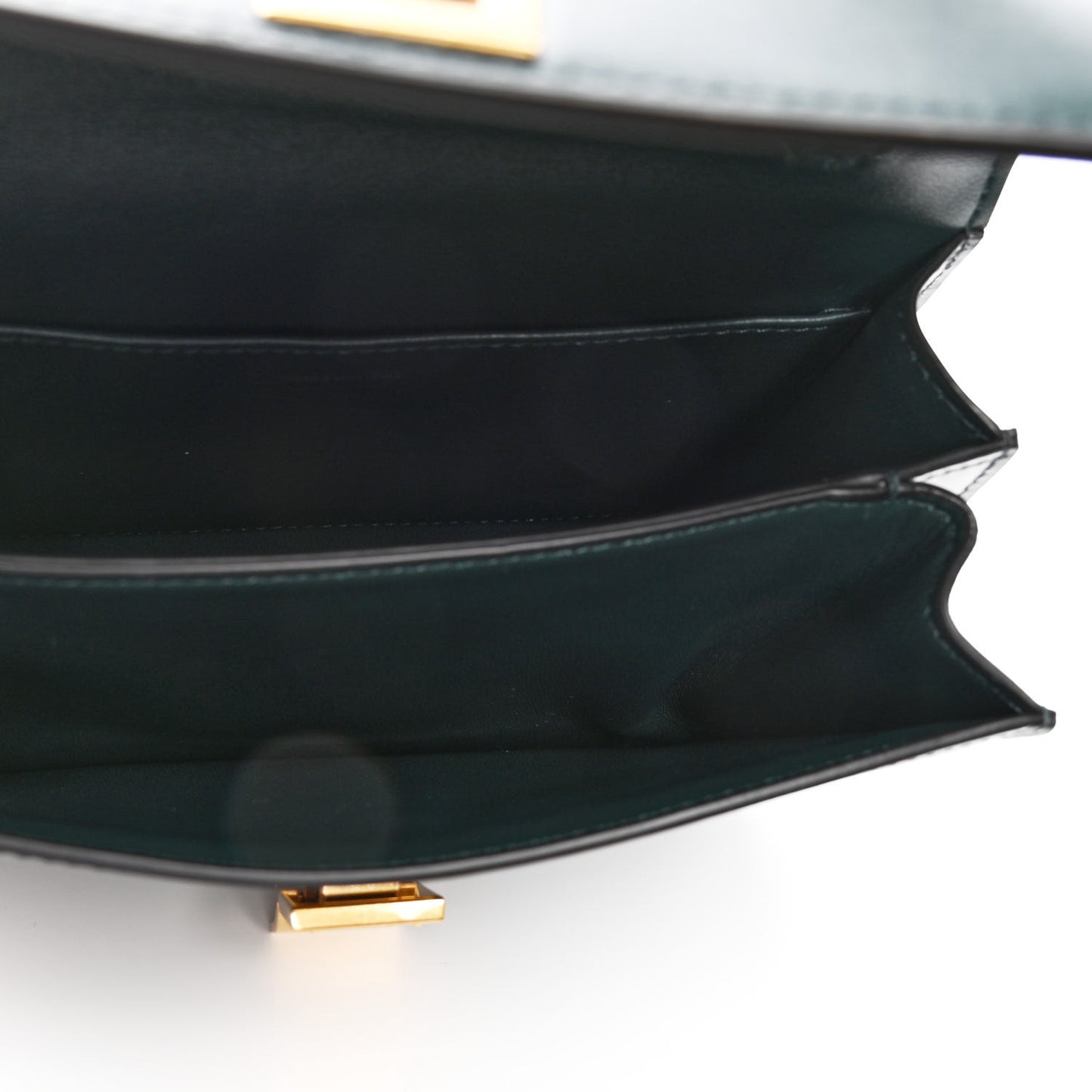 Box Calfskin Teen Classic Box Flap Bag Light Emerald