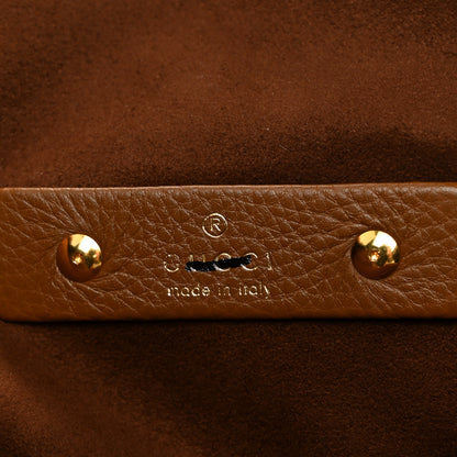 Gucci Grained Calfskin Softbit Maxi Shoulder Bag Brown 7 of 11