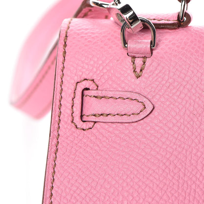 Hermes Epsom Tiny Kelly Sellier 5P Pink 20 of 35