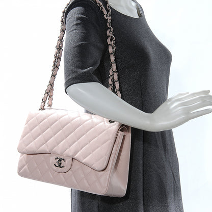 Chanel Caviar Jumbo Double Flap Pink 2 of 9