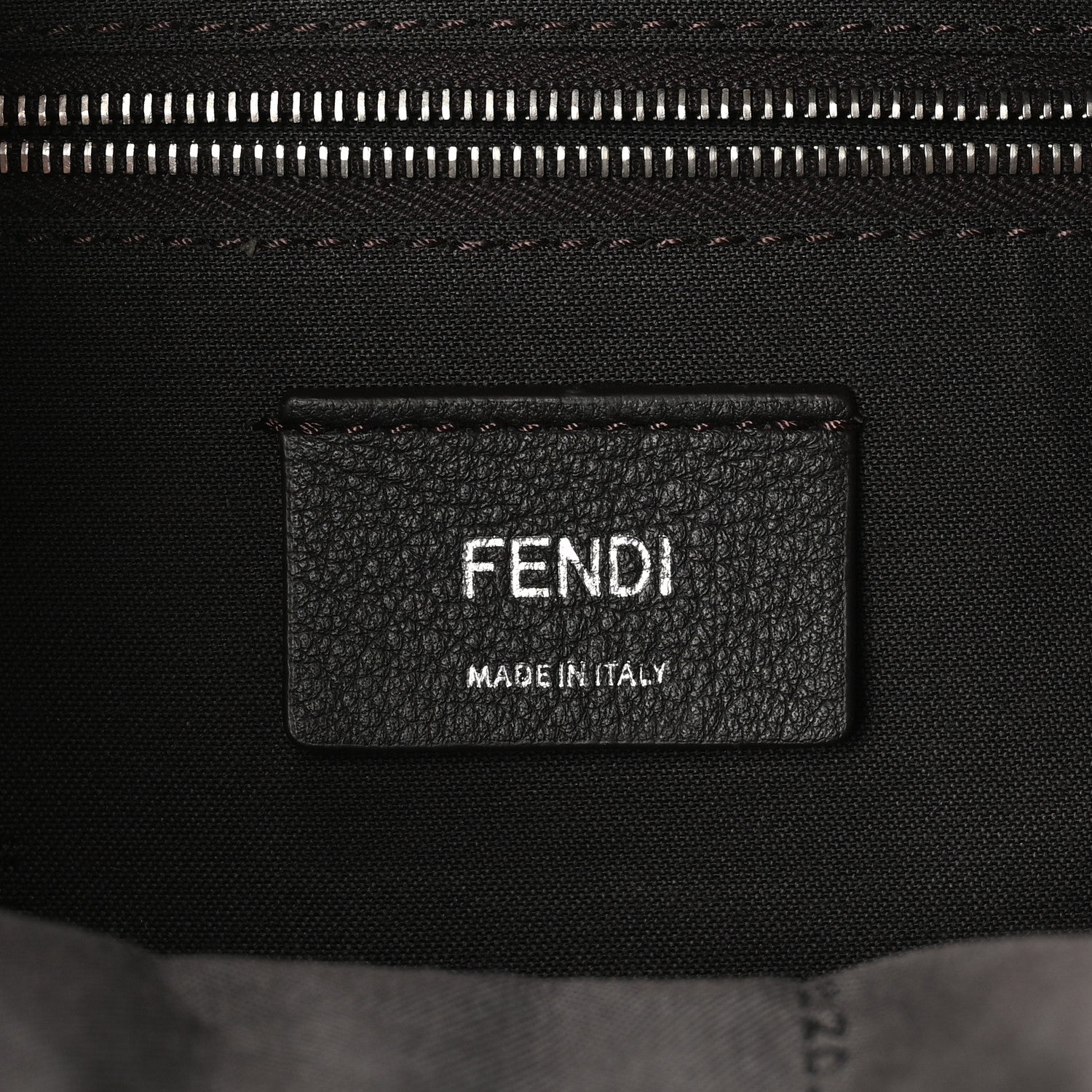 Fendi Vitello Liberty Pearl Romantic Bow Mini Backpack Black Cherry 6 of 10
