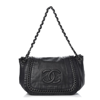 Chanel Smooth Calfskin Luxe Ligne Flap Black 1 of 14