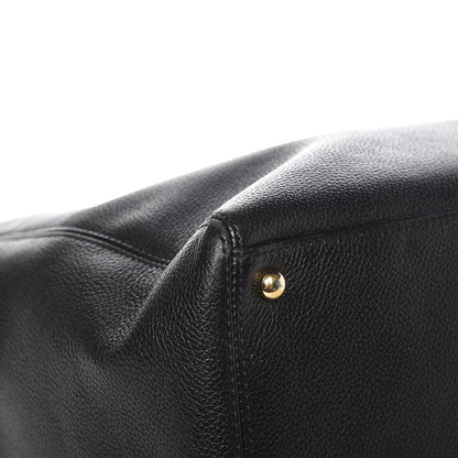 Chanel Calfskin Cerf Executive Shopper Tote Black 9 of 14