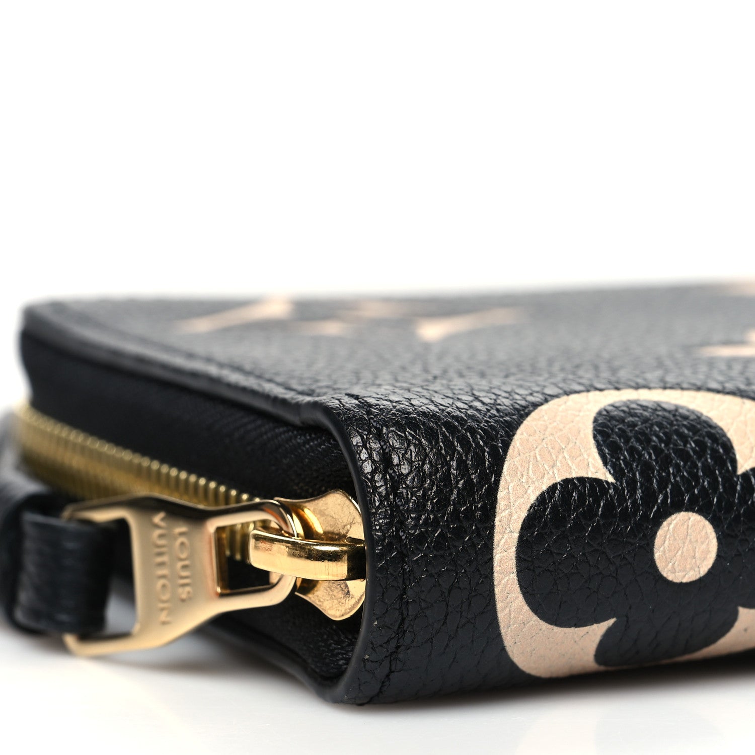 Louis Vuitton Empreinte Monogram Giant Zippy Wallet Black Beige 6 of 9