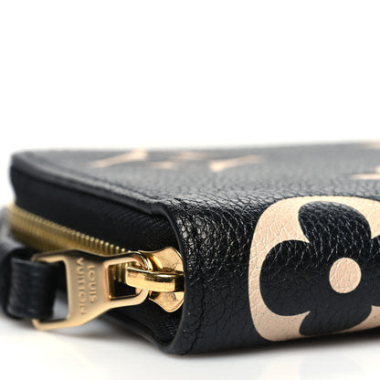 Louis Vuitton Empreinte Monogram Giant Zippy Wallet Black Beige 6 of 9