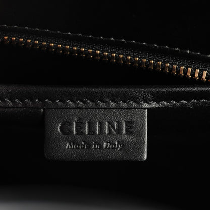 Celine Smooth Calfskin Multicolor Double Stitching Nano Luggage Black 6 of 7