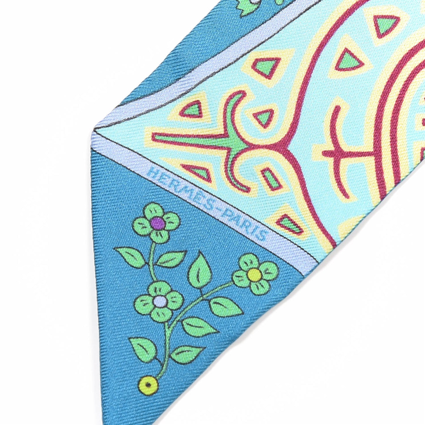 Silk L'Arbre De Vie Twilly Canard Fuchsia Vert