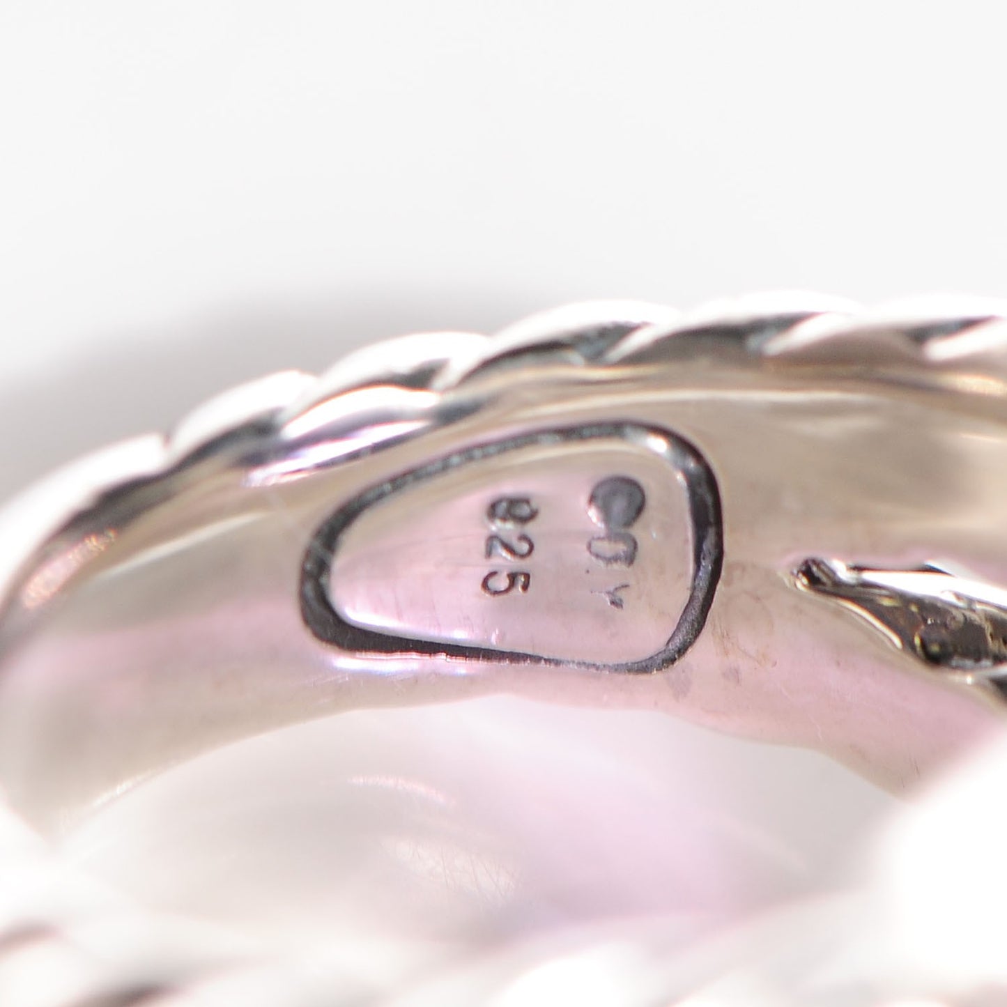 Sterling Silver Amethyst 14mm Albion Ring 52 6