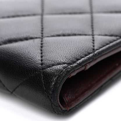 Chanel Lambskin Quilted Yen Wallet Black 13 of 18