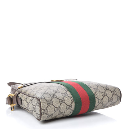 Gucci GG Supreme Monogram Web Small Ophidia Messenger Bag Brown 4 of 9