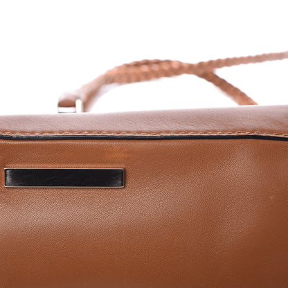 Valentino Garavani Vitello Lace Demetra Satchel Cognac 10 of 18