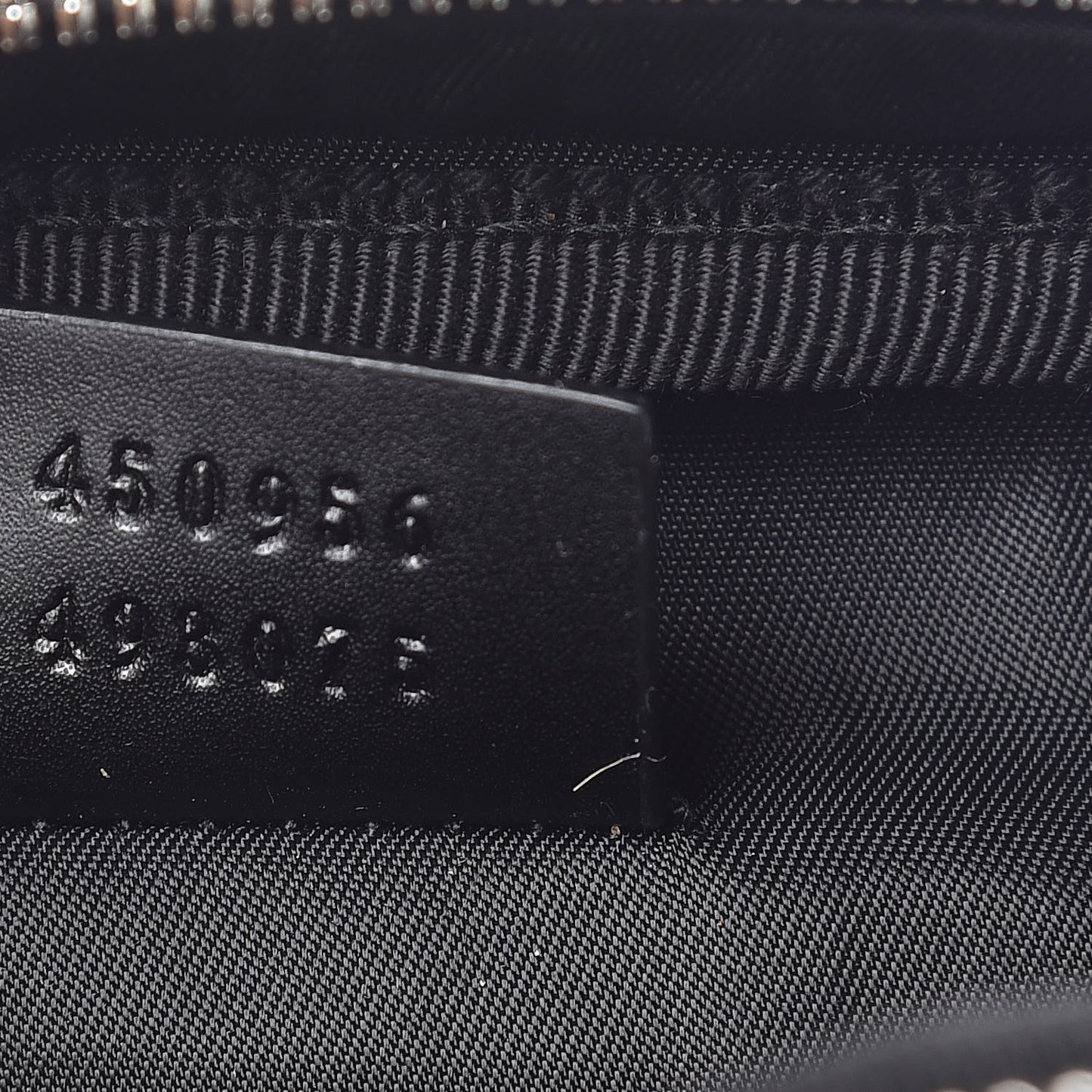 GG Supreme Monogram Web Belt Bag Black