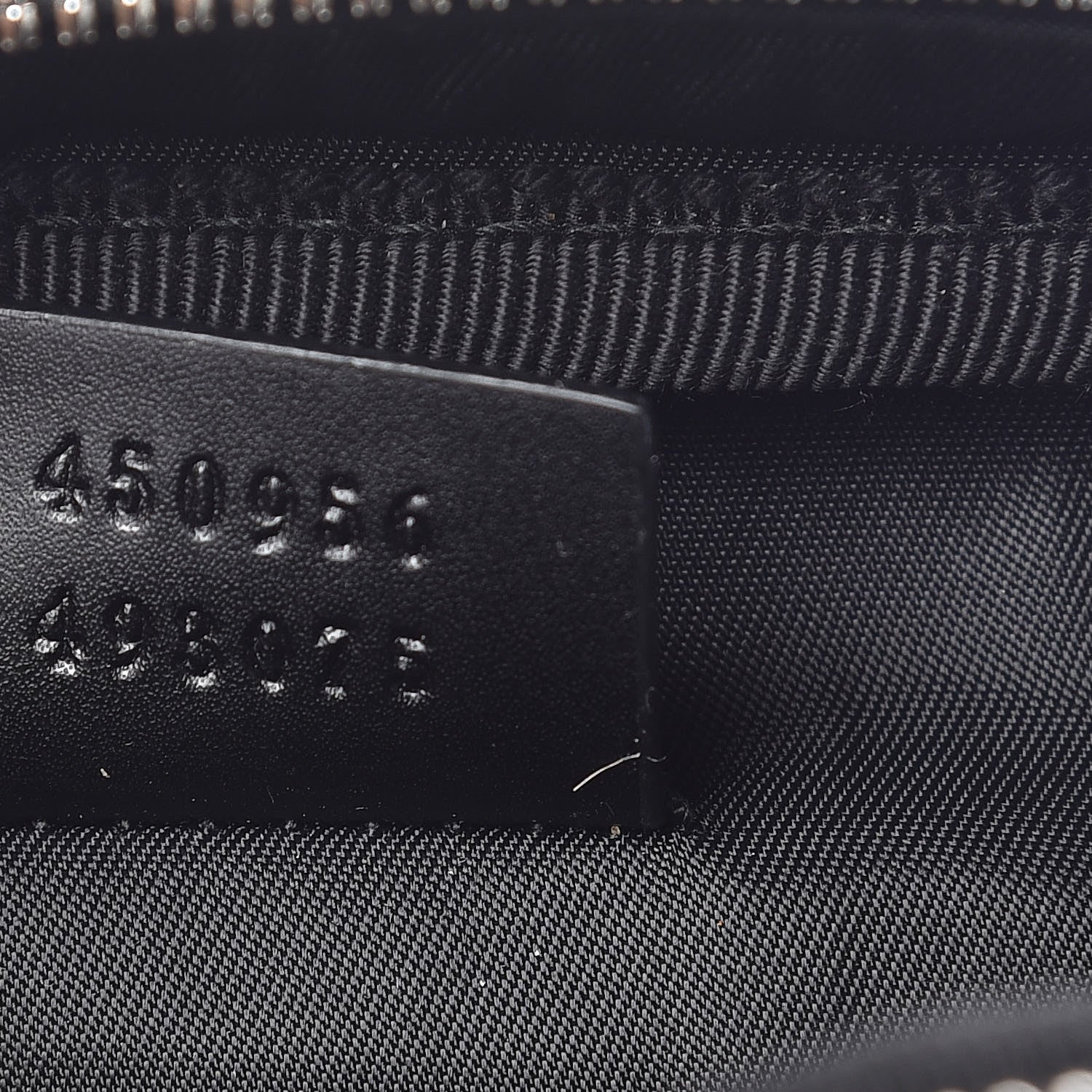 Gucci GG Supreme Monogram Web Belt Bag Black 8 of 11