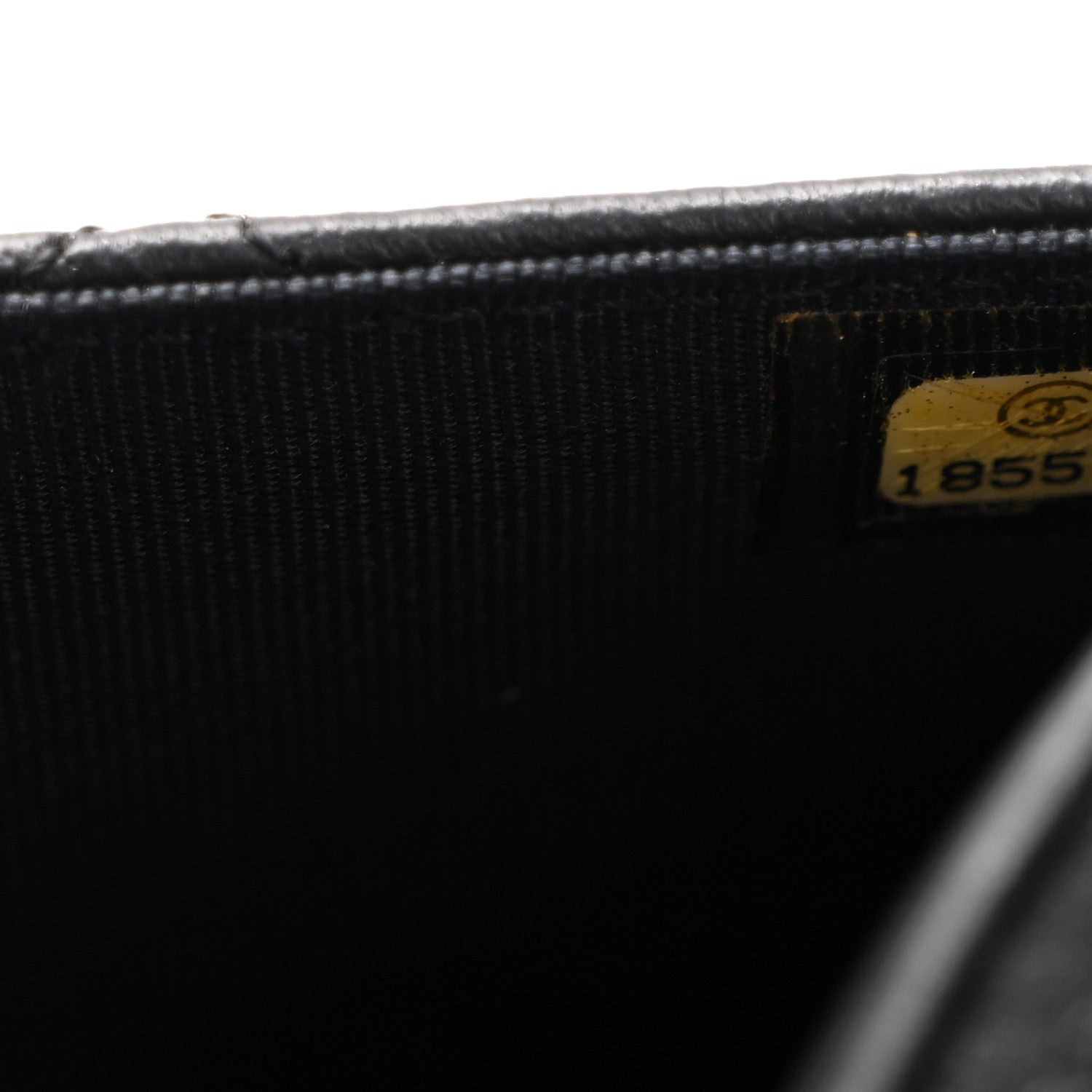 Chanel Lambskin Quilted Wallet On Chain WOC Black 8 of 12