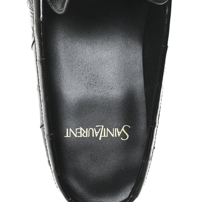 Saint Laurent Radiance Calfskin Le Loafer Penny Slippers 40 Black 8 of 9