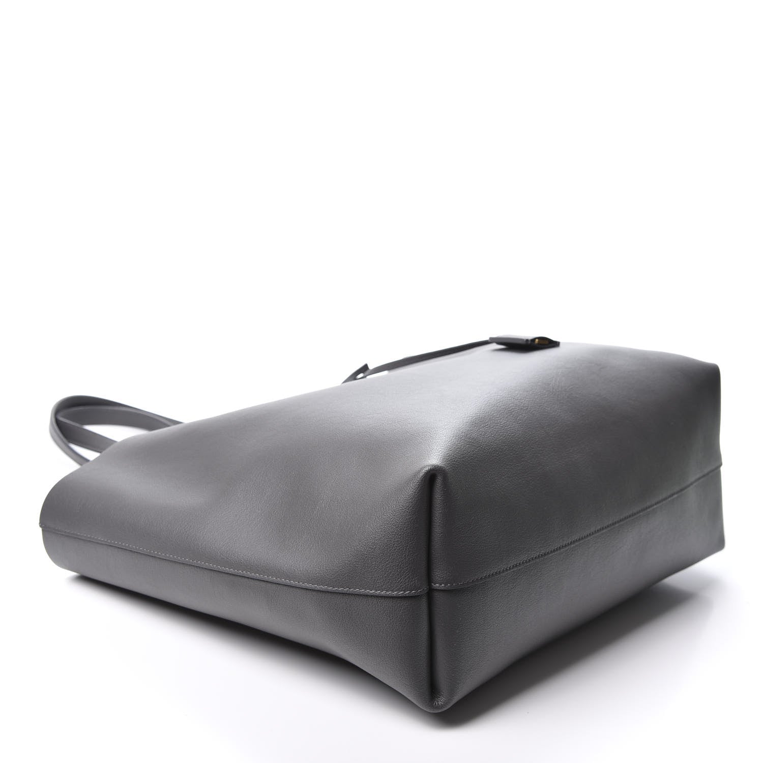 Saint Laurent Calfskin Large Shopping Tote Dark Grey 3 of 12