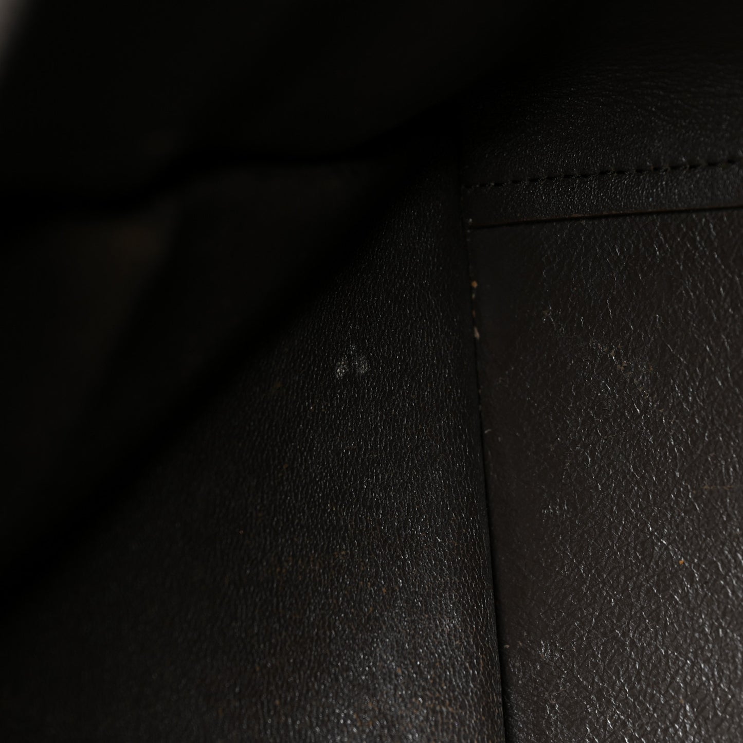 Smooth Calfskin Suede Large Tri-Color Trapeze Brown