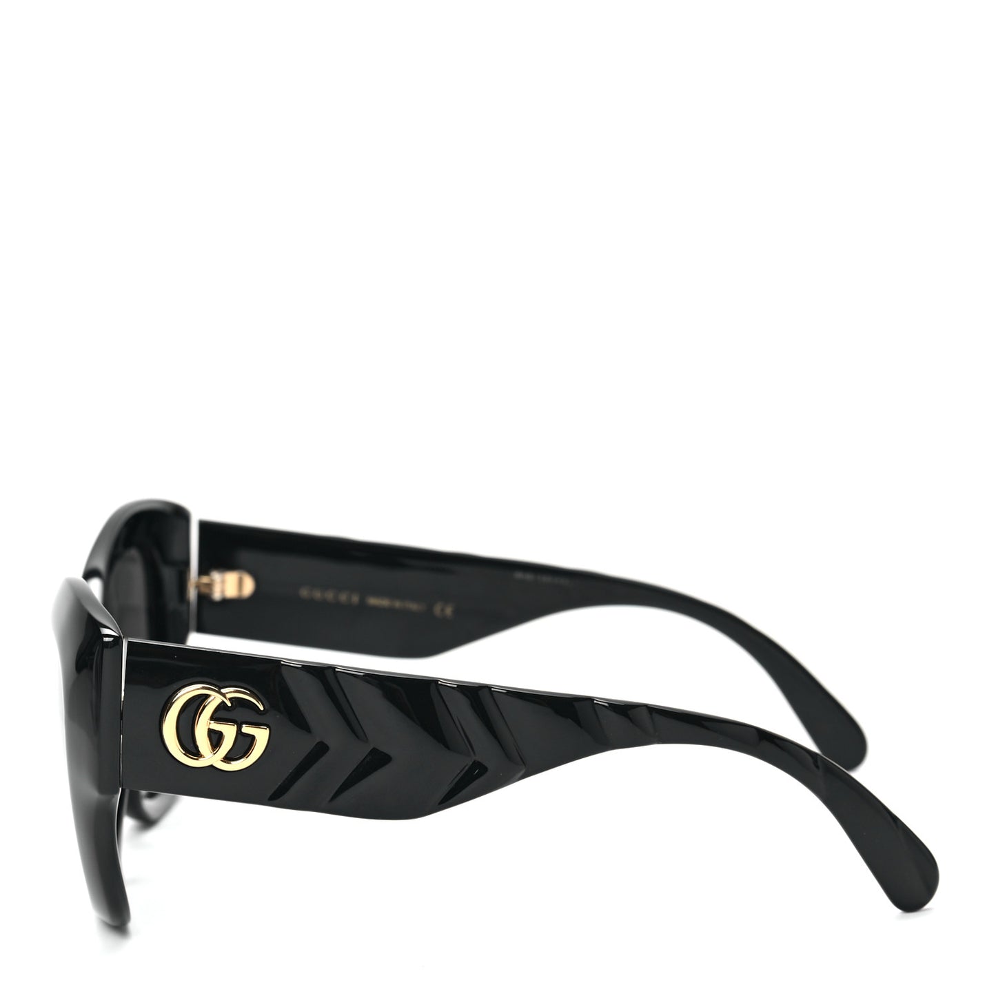 Acetate GG Butterfly Sunglasses GG0808S Black