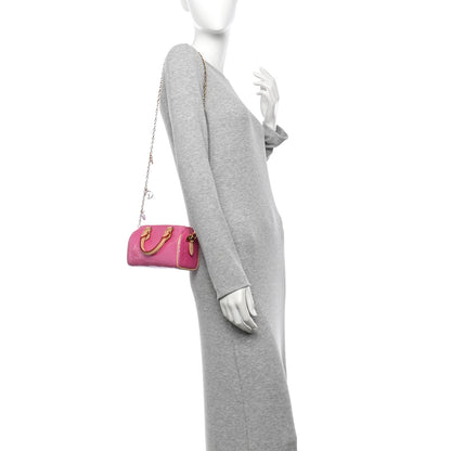 Louis Vuitton Vernis Monogram Nano Speedy Neon Pink 4 of 25