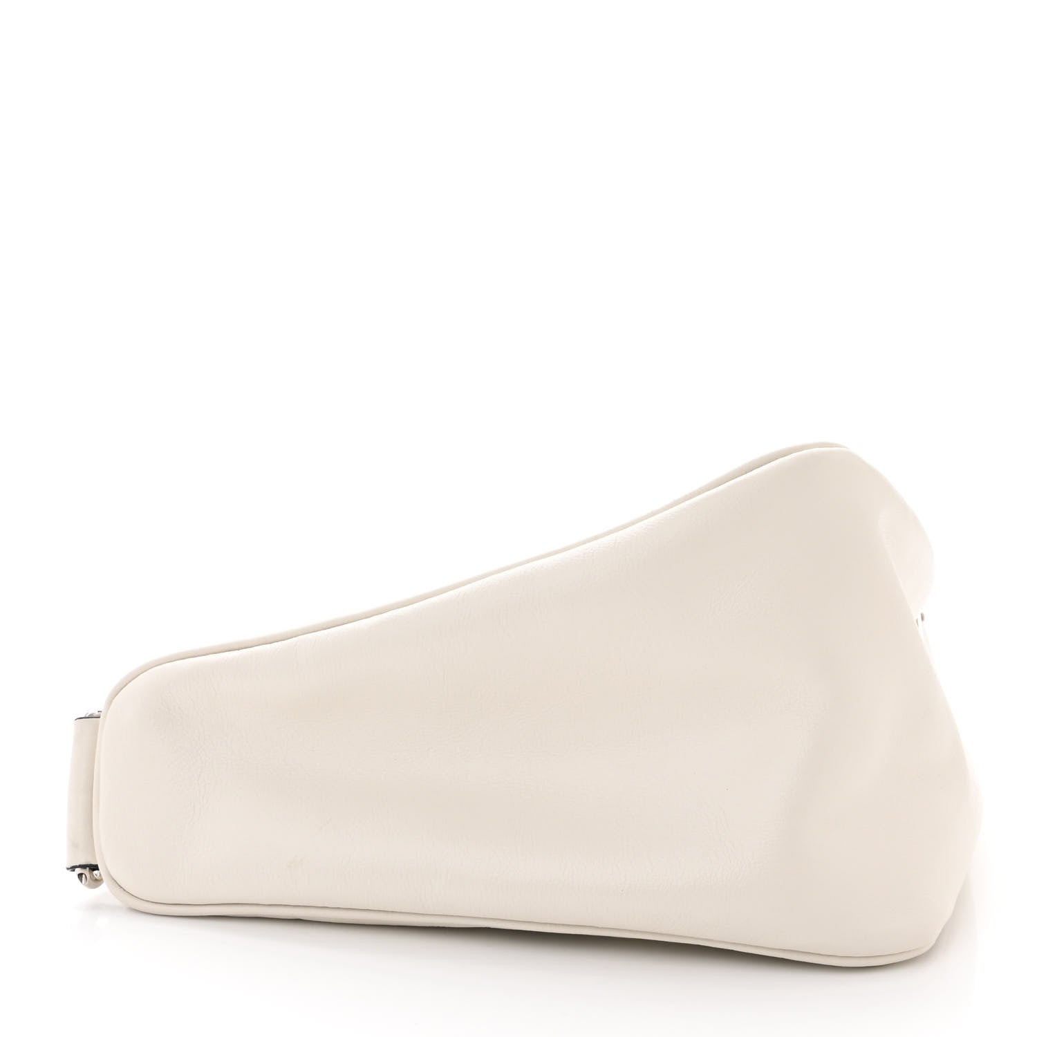 Prada Grace Lux Triangle Shoulder Bag White 4 of 12