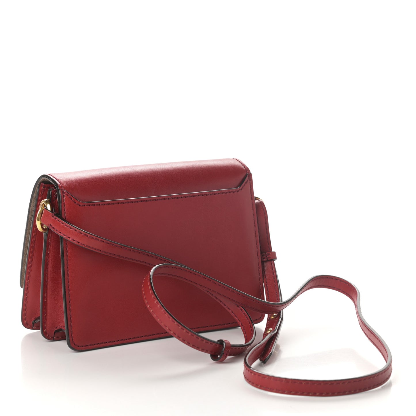 Calfskin Small Madeline Shoulder Bag Red