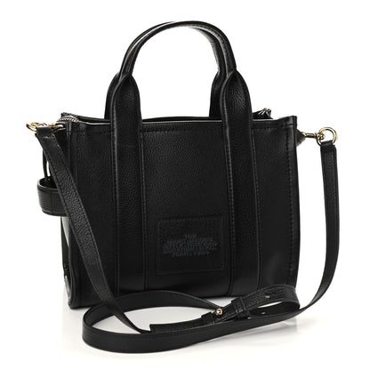 Marc Jacobs Grained Calfskin Small The Tote Bag Black 2 of 11