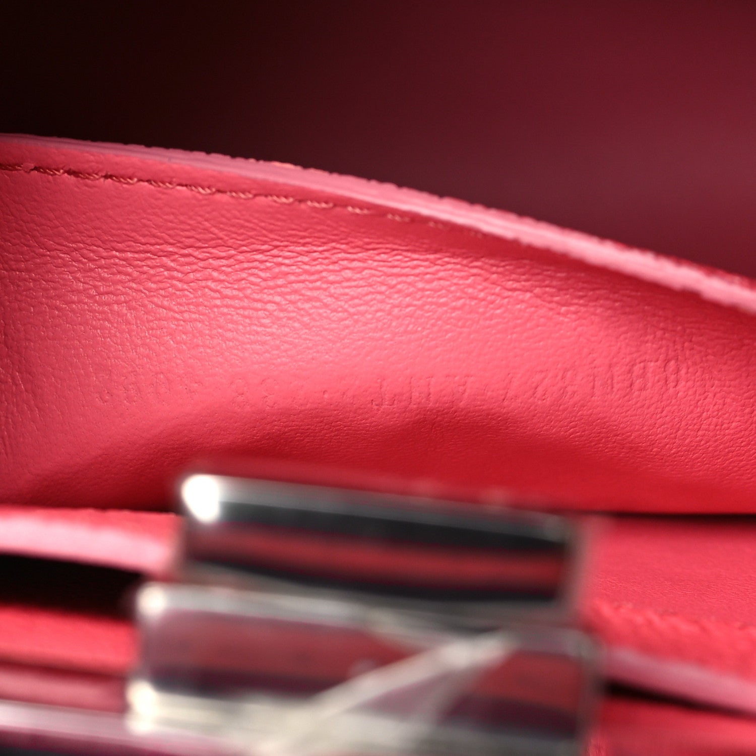 Fendi Cuoio Roma Sellerissima Nappa Sintetica Tape Stitch Small Peekaboo I SEE U Satchel Pink Dalia 7 of 13
