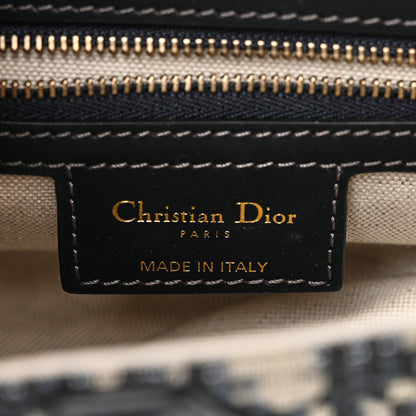 Christian Dior Oblique Saddle Bag With Strap Blue 6 of 11