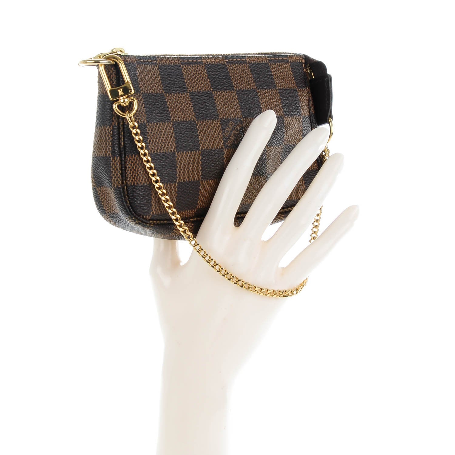 Louis Vuitton Damier Ebene Mini Pochette Accessories 2 of 7