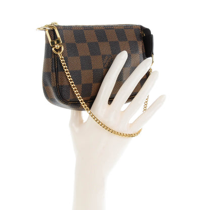 Louis Vuitton Damier Ebene Mini Pochette Accessories 2 of 7
