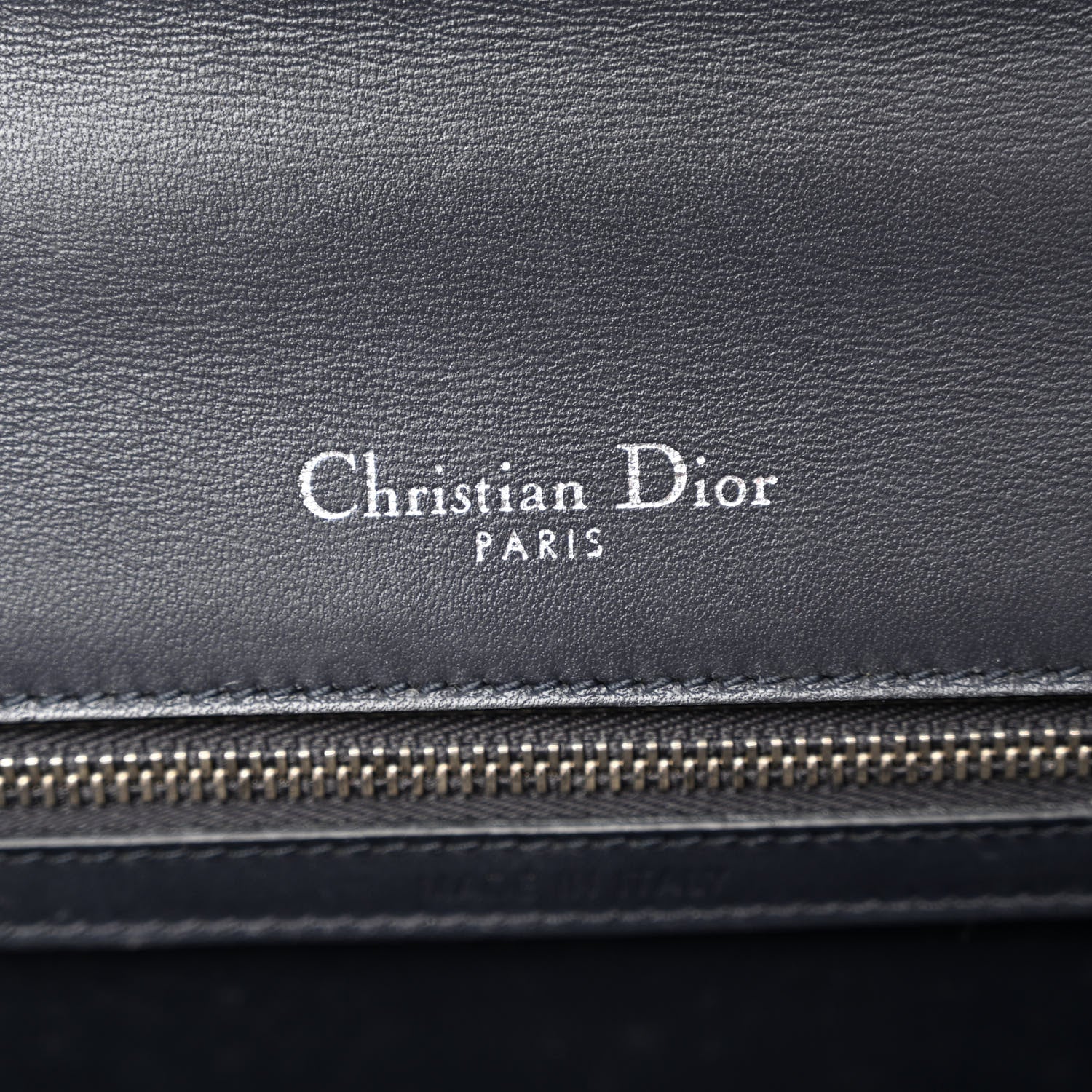 Christian Dior Metallic Patent Micro-Cannage Medium Diorama Flap Bag Silver 6 of 12