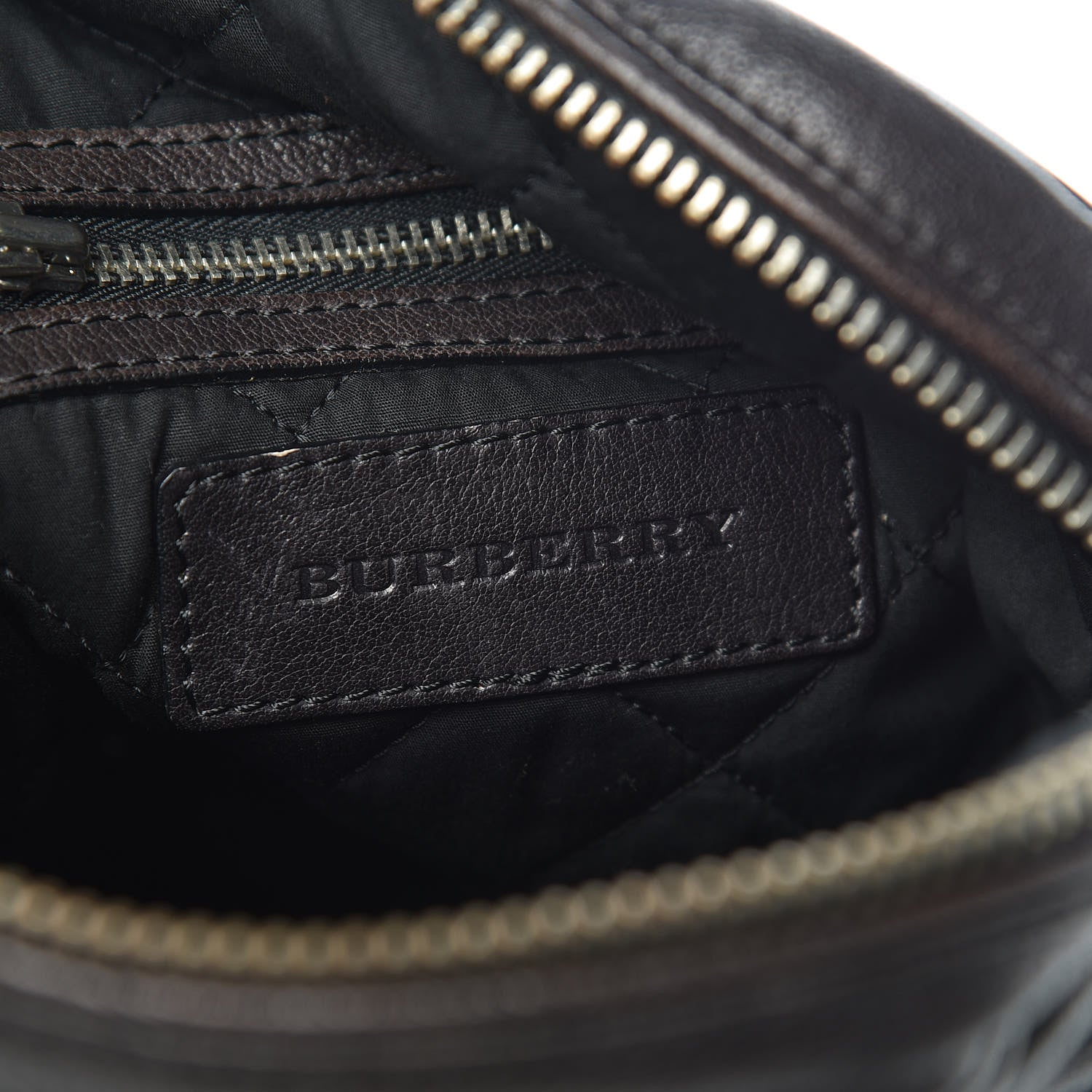 Burberry Grained Buffalo Messenger Bag Dark Brown 6 of 10