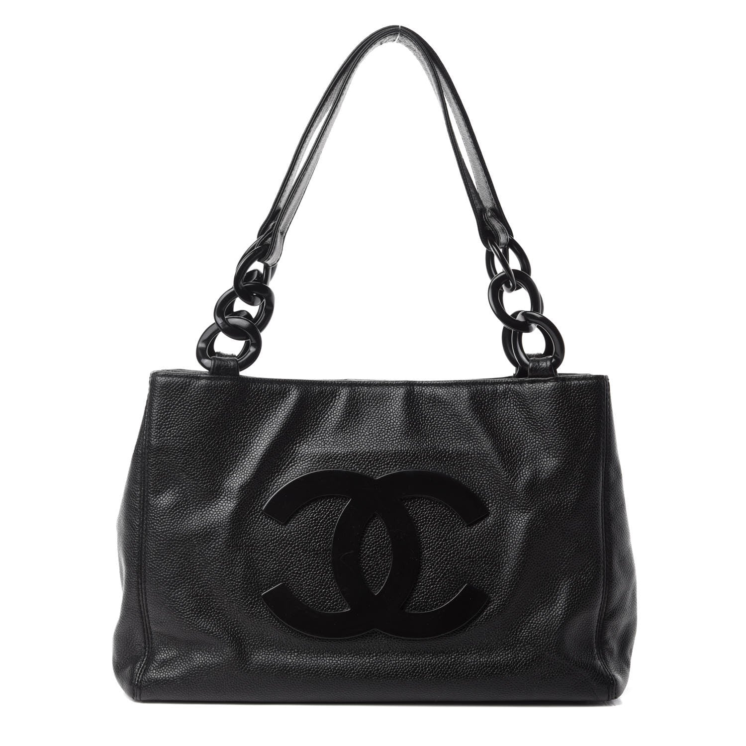 Chanel Caviar CC Tote Black 1 of 12