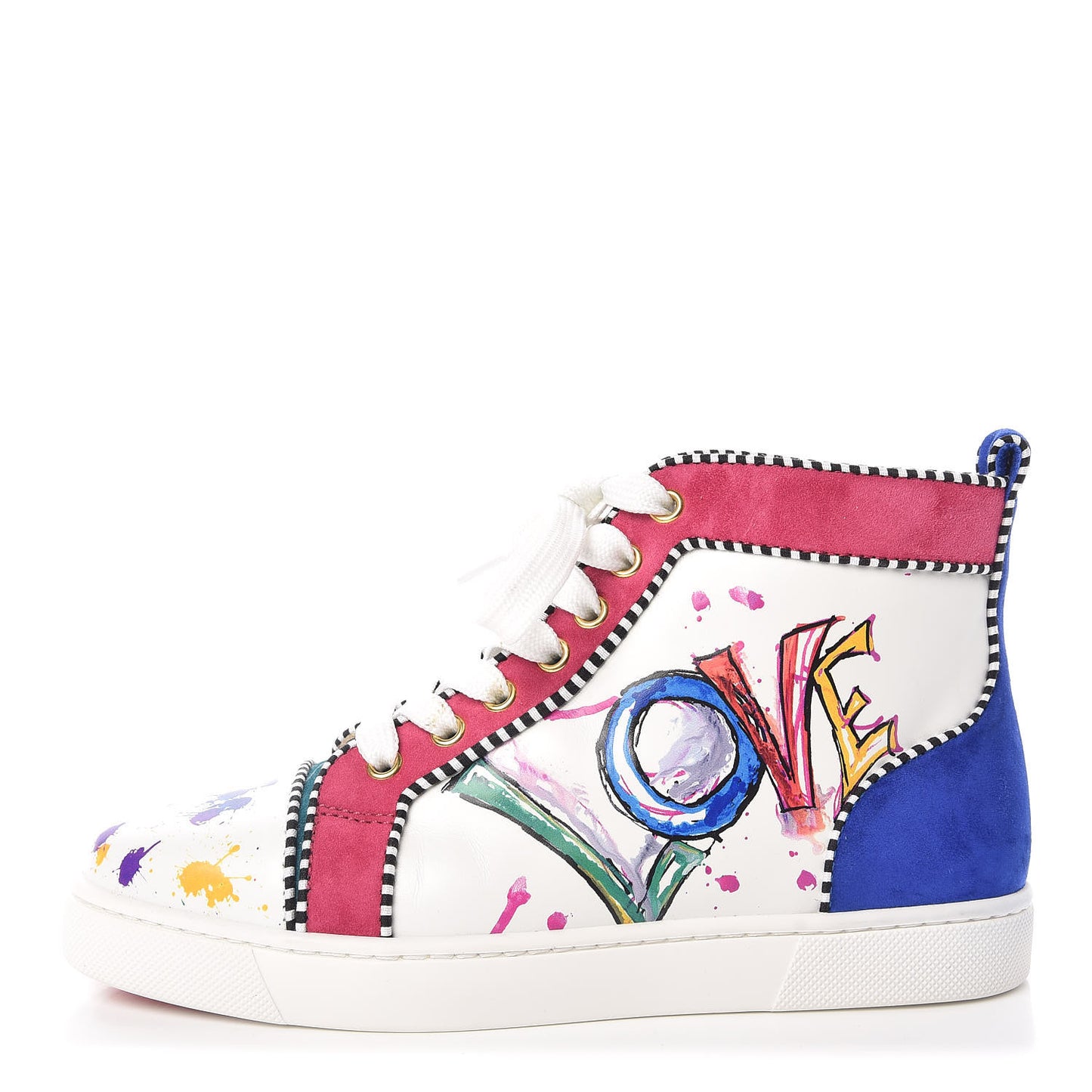 Calfskin Womens In Love Rantus Orlato Sneakers 35 White Multicolor