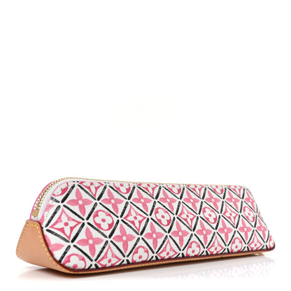 Louis Vuitton Monogram Giant By The Pool 2.0 Elizabeth Pencil Pouch Rose 3 of 9