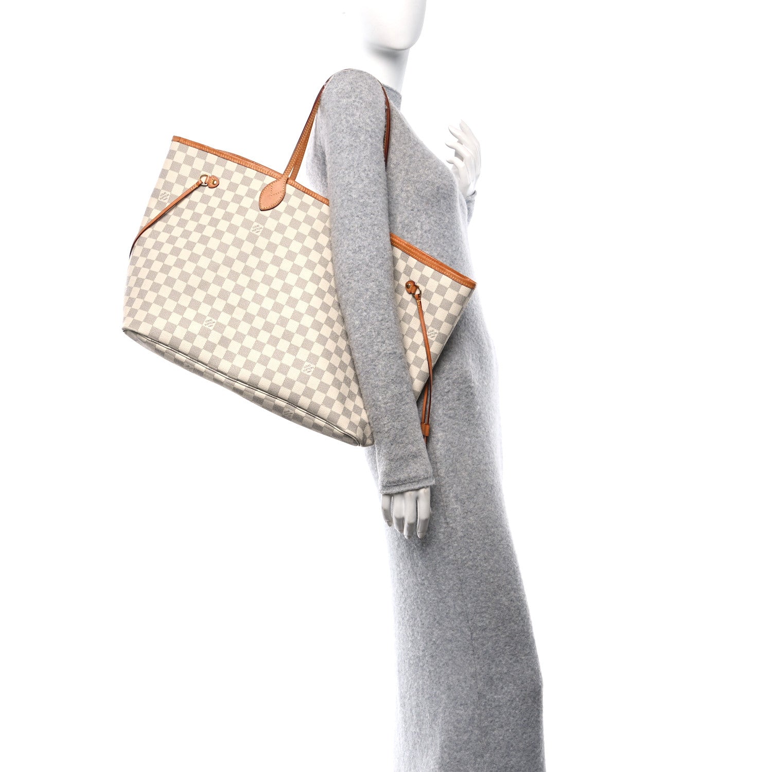 Louis Vuitton Damier Azur Neo Neverfull GM Rose Ballerine 2 of 12